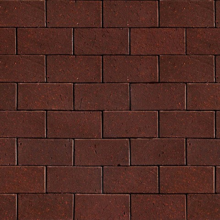 Клинкерная брусчатка Westerwaelder Klinker WK115DB40 Design dunkel braun, 200x100x40 мм