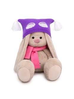 Мягкая игрушка Зайка Ми в шапке и шарфе (23 cm)