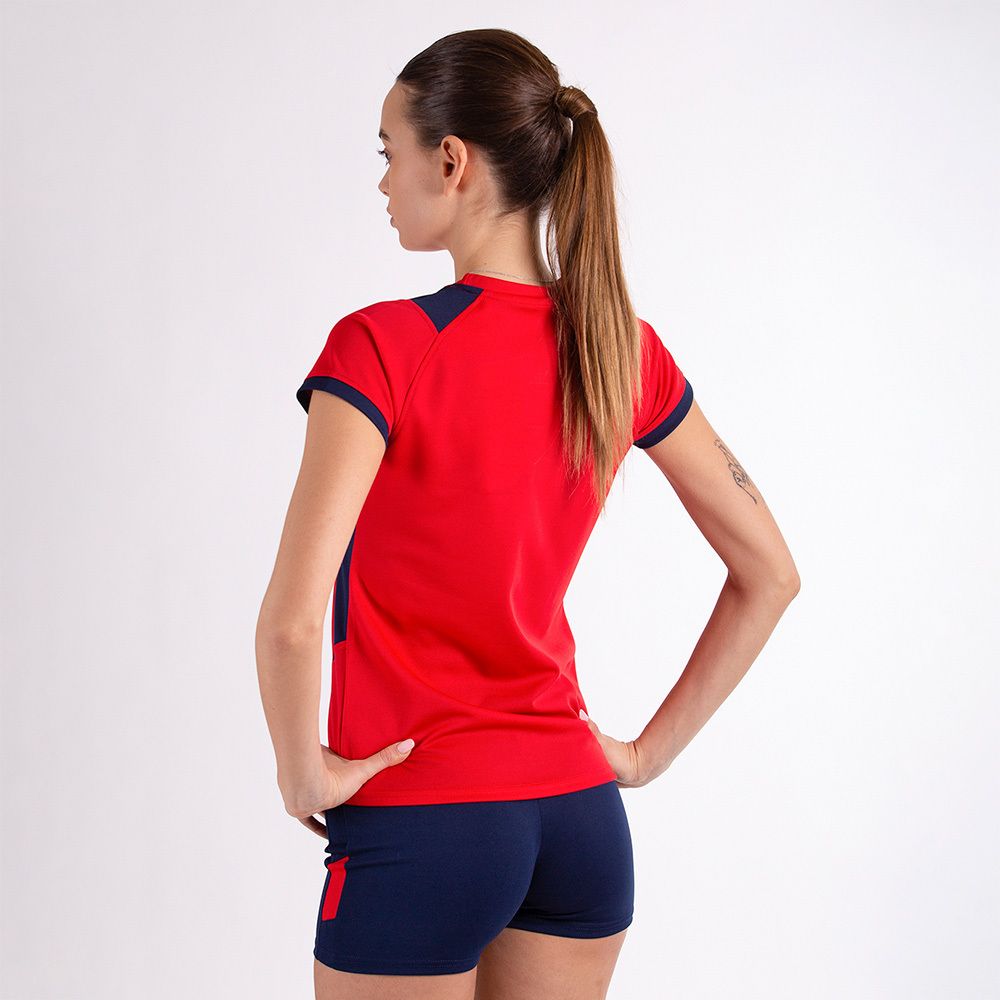 Форма волейб. жен. +ADRENALINA Clas 1304-062-XL, р.XL, 100% полиэстер, красно-синий