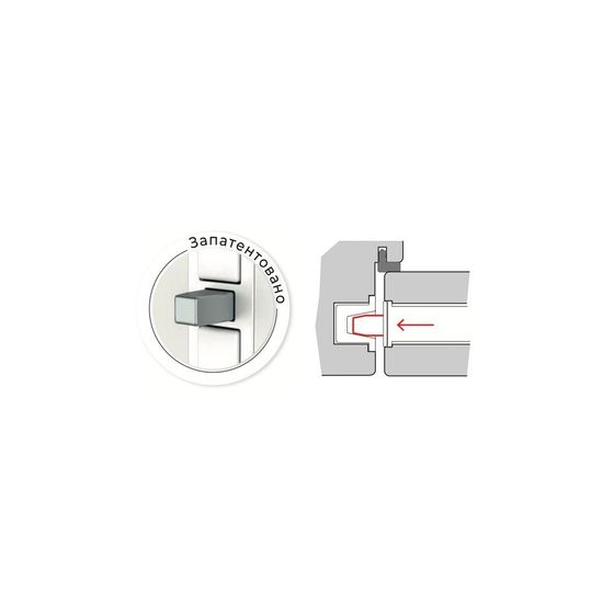 Замок магнитный AGB TOUCH с ответной планкой