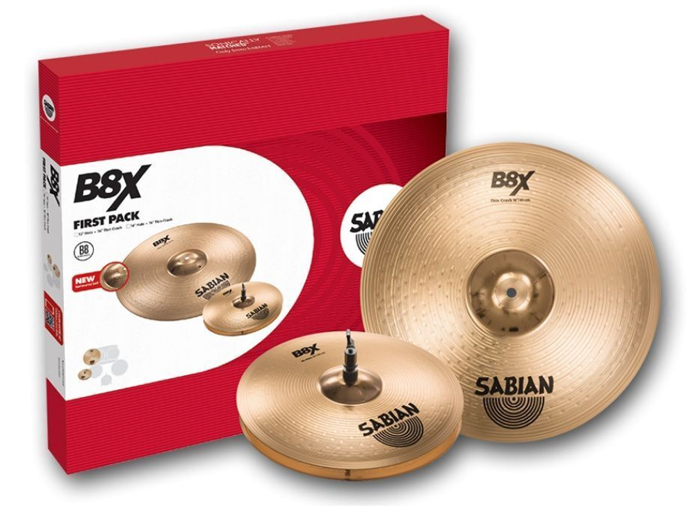 Набор Тарелок (14" Hats, 16" Crash) Sabian B8X First Pack (W 14" Hats)