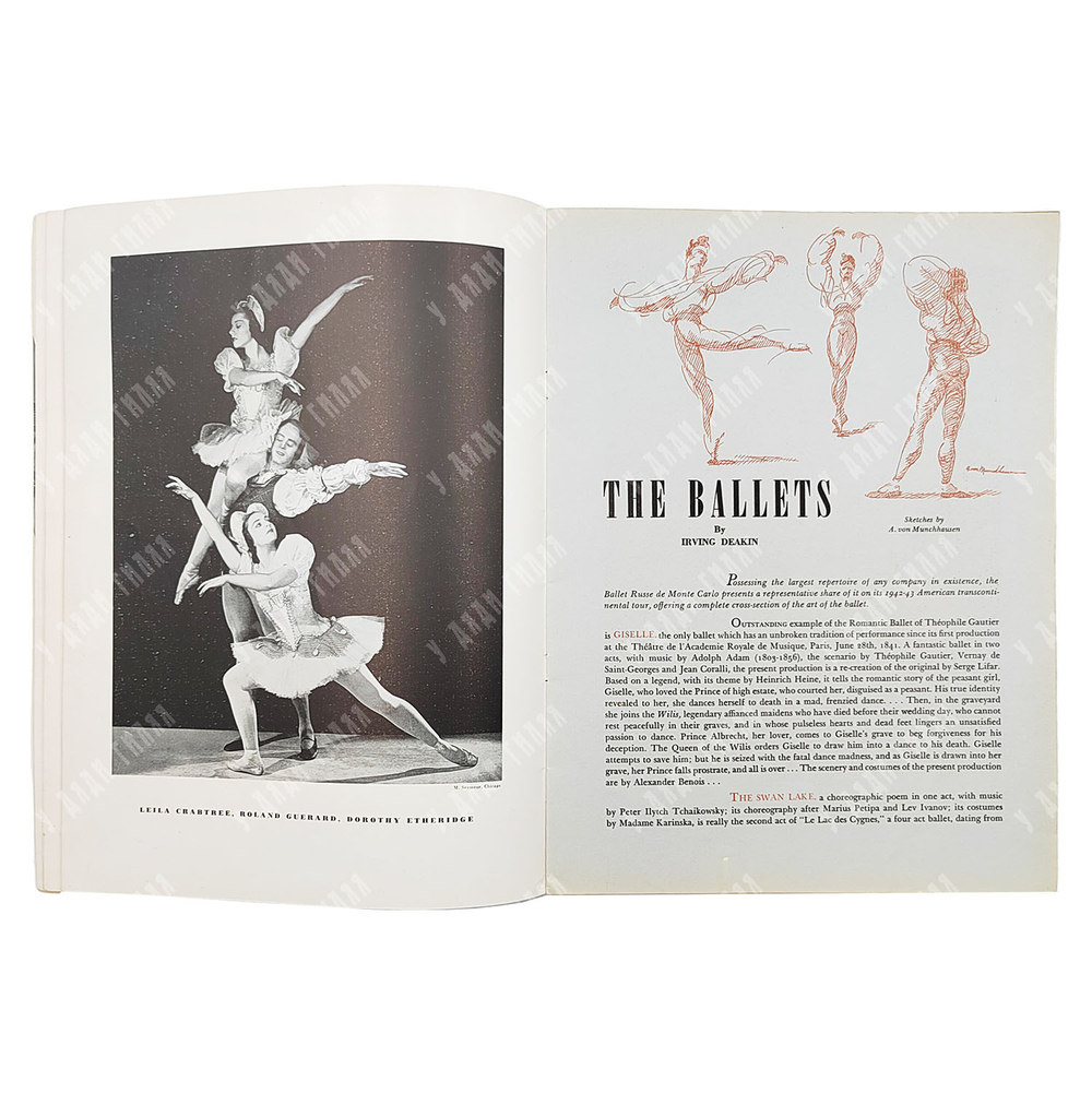 Ballet Russe de Monte Carlo. American tour 1942-1943 / Русский балет [1942].