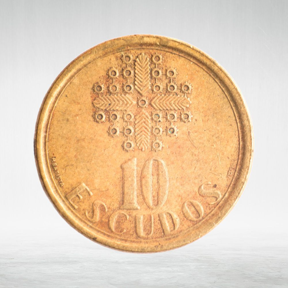 Portugal, 10 Escudos, 1988, VF