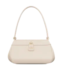 Сумка Dior Key, модель маленького формата кремовый