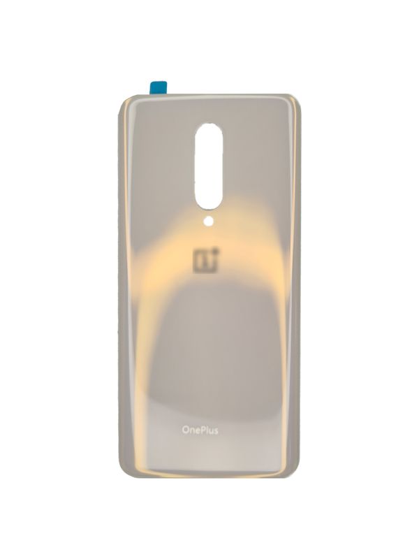 Задняя крышка для OnePlus 7 Pro перламутровая (Almond) без стекла камеры