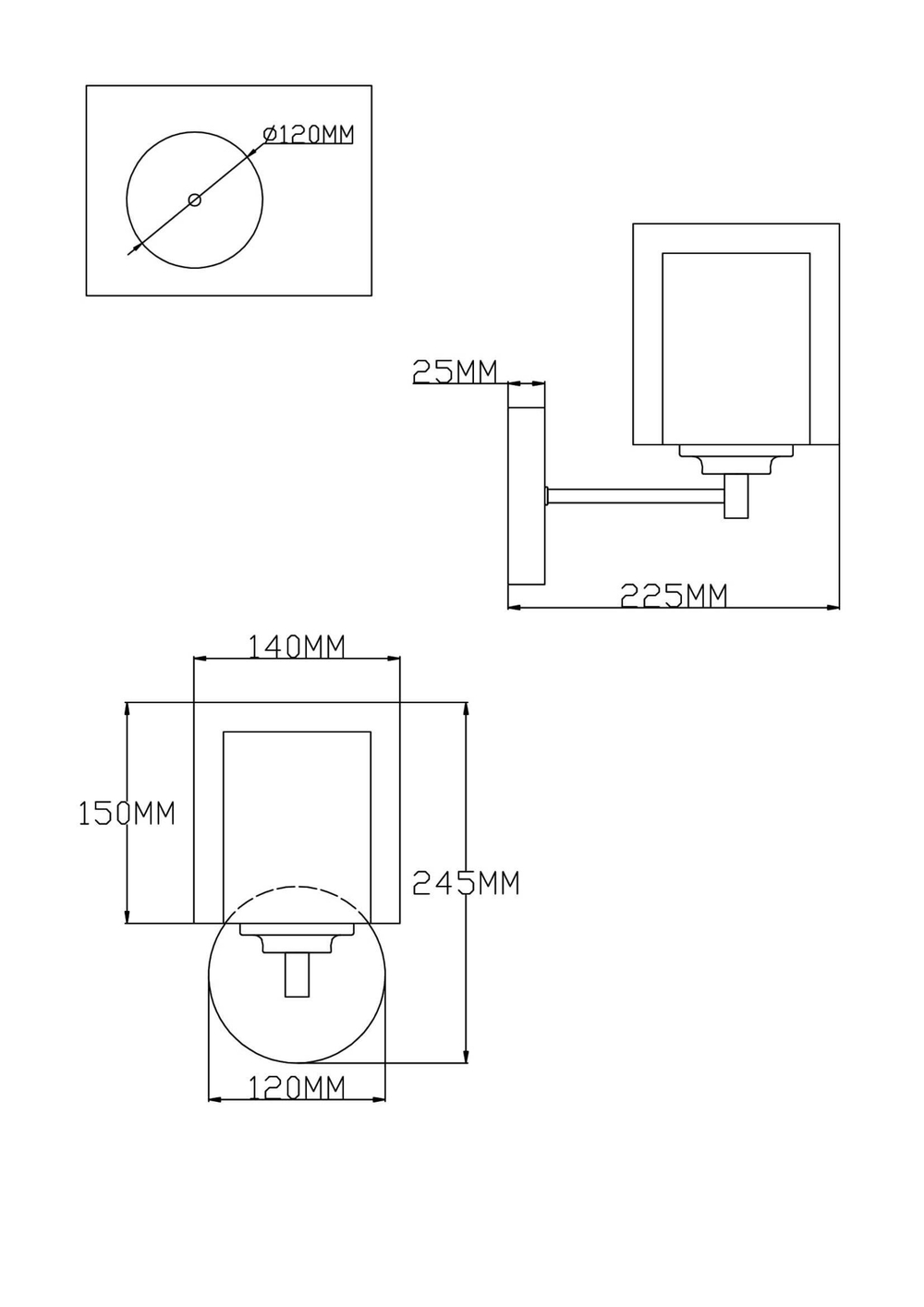 Бра Moderli V2520-1W Maximilian