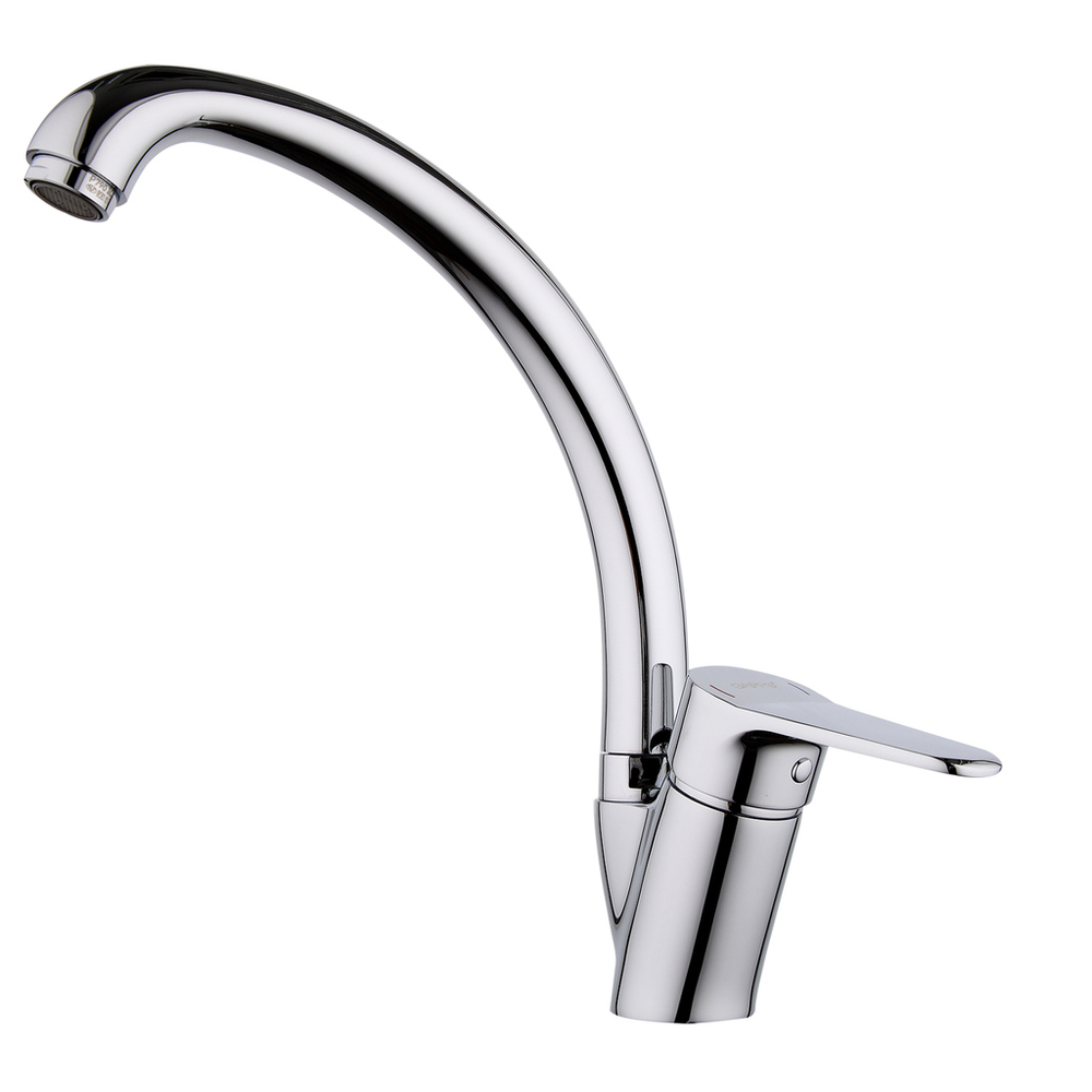 Смеситель для кухни 35к G4136 GAPPO высокий пов. излив, п/гайку, ХРОМ