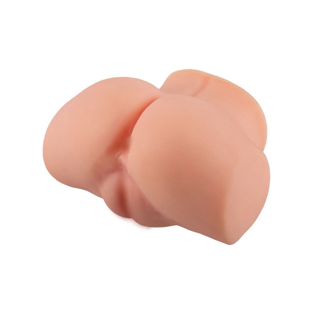 Мужской реалистичный мастурбатор с двумя рабочими отверстиями (Цвет: телесный)