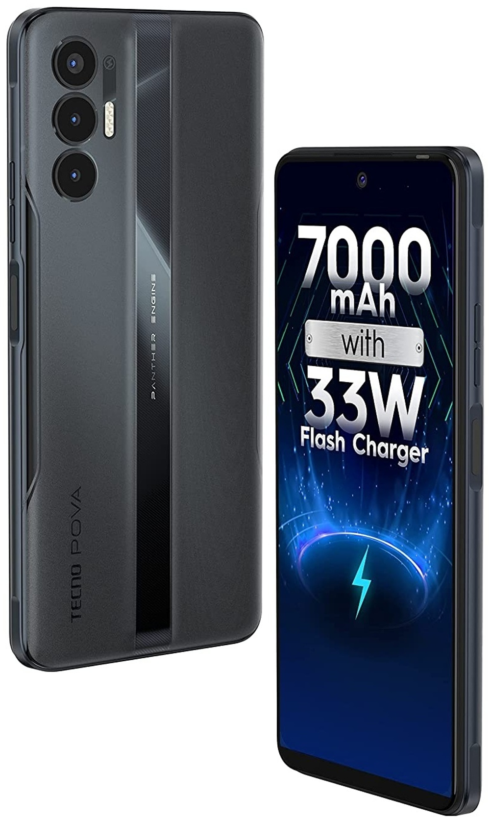 Смартфон TECNO Pova 3 NFC 6 ГБ/128 ГБ черный