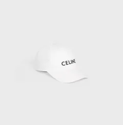 Бейсболка CELINE из хлопка, белый