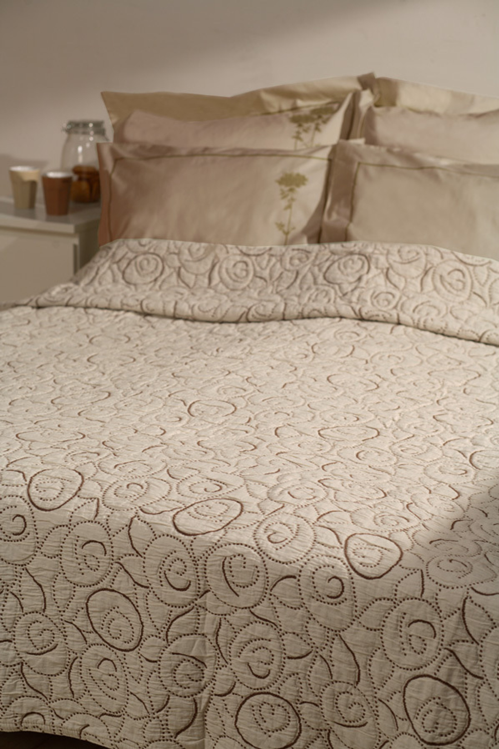 Покрывало 220x240 Luxberry Milano коричневое Португалия