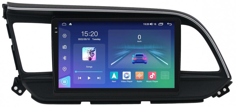 Магнитола для Hyundai Elantra 2019-2020 - Parafar PF365U2K на Android 13, QLED+2K, ТОП процессор, 8Гб+128Гб, CarPlay, 4G SIM-слот