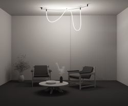 Трековый магнитный светодиодный светильник Maytoni Flexity   TR209-1-48W3K-B