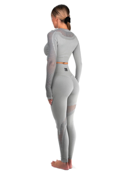 Лонгслив BODY ENGINEERS Motus 2.0 Crop Heaven Grey