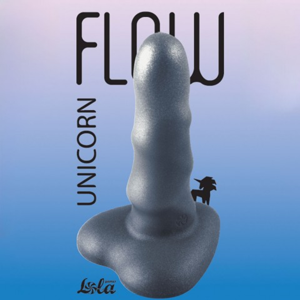 Нереалистичный дилдо Unicorn Mini Black (12,5*3,5 см)