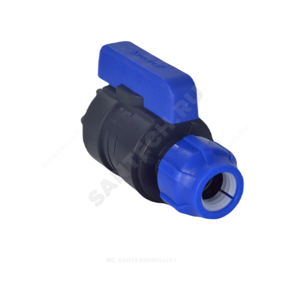 Кран шаровой компрессионный ПЭ Дн 40х1 1/4" ВР Ру16 VALFEX 1210012540114