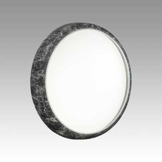 7639/DL COLOR SN 137 Светильник пластик/черн. мрамор LED 48Вт 4000K D410 IP43 MRAMO BLACK