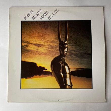 Винтажная виниловая пластинка LP Robert Palmer Maybe It's Live (Канада 1982)