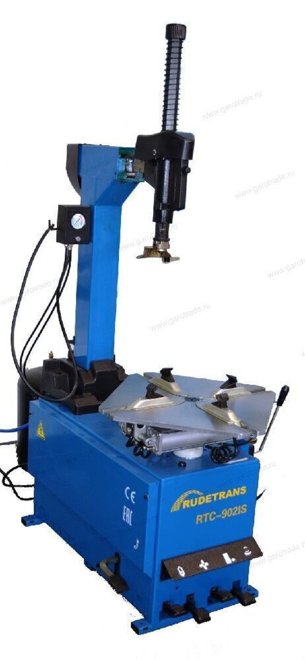 Автоматический двухскоростной шиномонтажный станок до 26 дюймов Со встроенной взрывной накачкой Rudetrans RTC-902 IS
