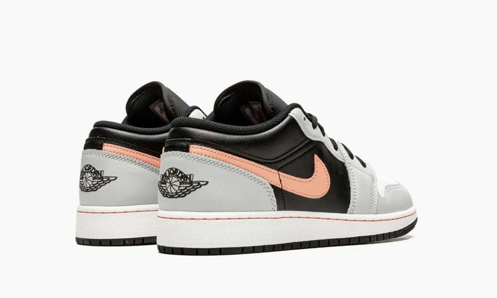 Air Jordan 1 Low GS "Black Grey Pink"