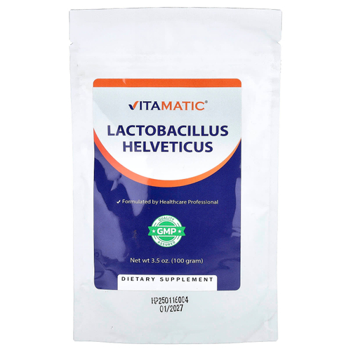 Vitamatic, лактобактерии гельветикус (Lactobacillus helveticus), 100 г (3,5 унции)