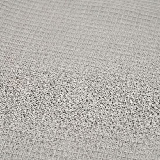 Набор из двух вафельных полотенец изо льна серого цвета из коллекции essential, 50х70 см