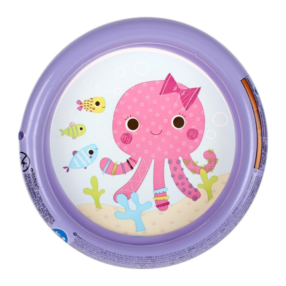 Бассейн надувной "Морские обитатели" 61*15см, цв. сиреневый 533013 (Intex)