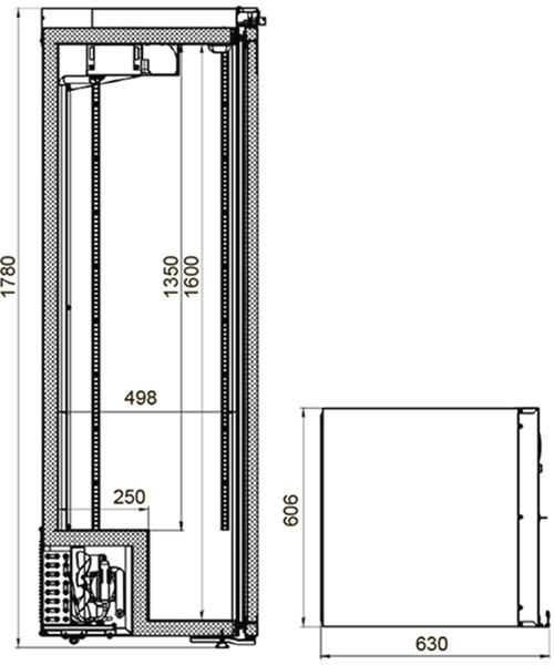 Медицинский шкаф POLAIR ШХФ-0,4