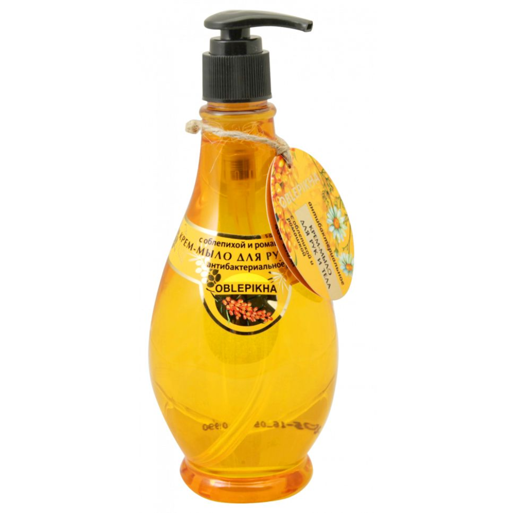 Мыло-крем для рук и тела Oblepikha с облепихой и ромашкой 400 мл
