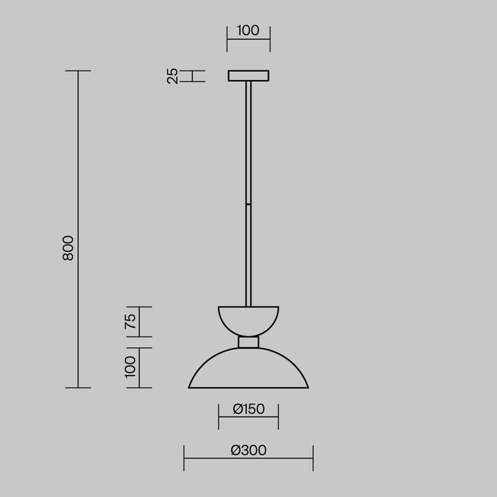 Подвесной светильник Freya Essence FR5490CL-01BS