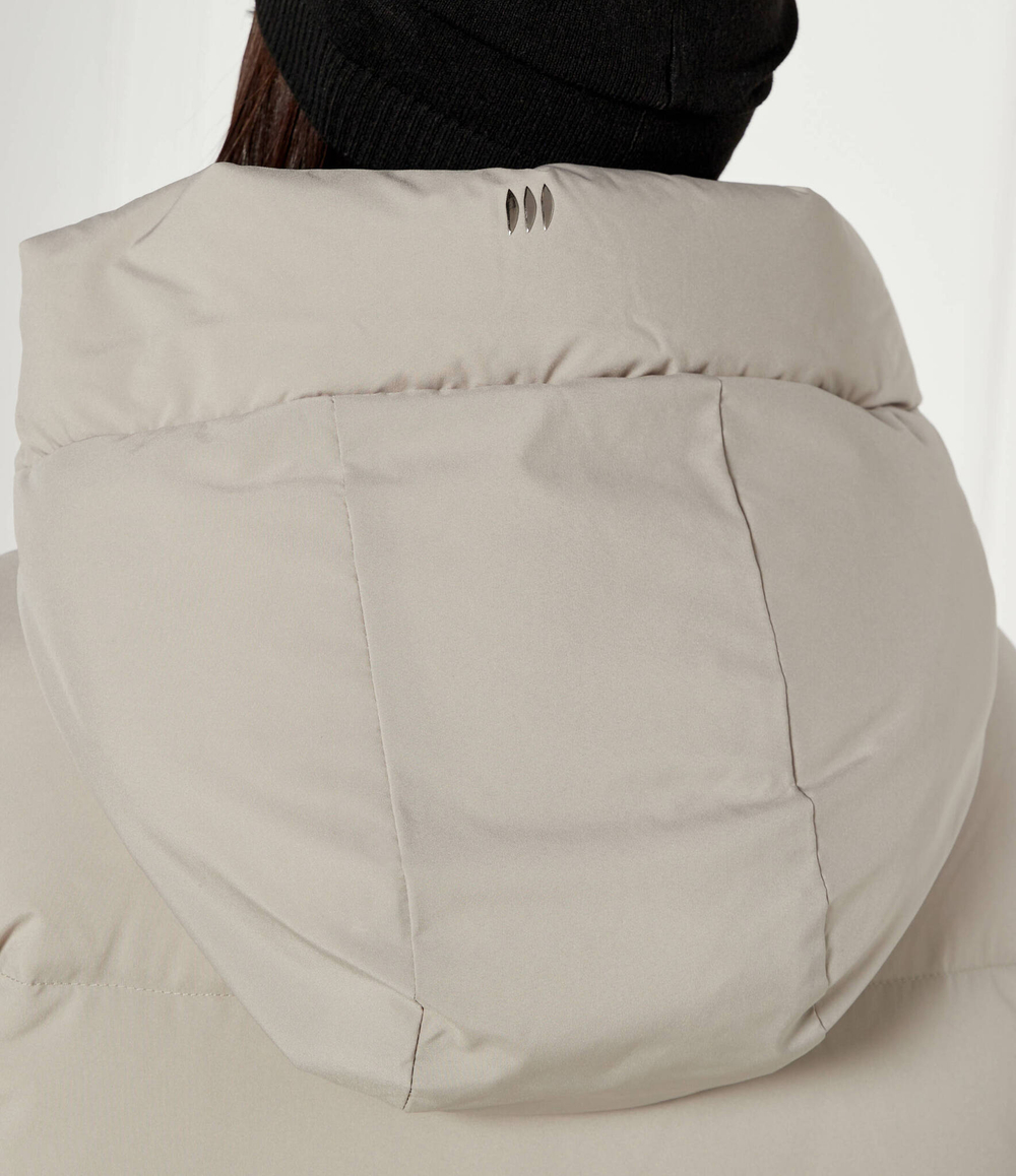 Пуховое пальто HELENA Hetrego - бежевый(8N694 F)