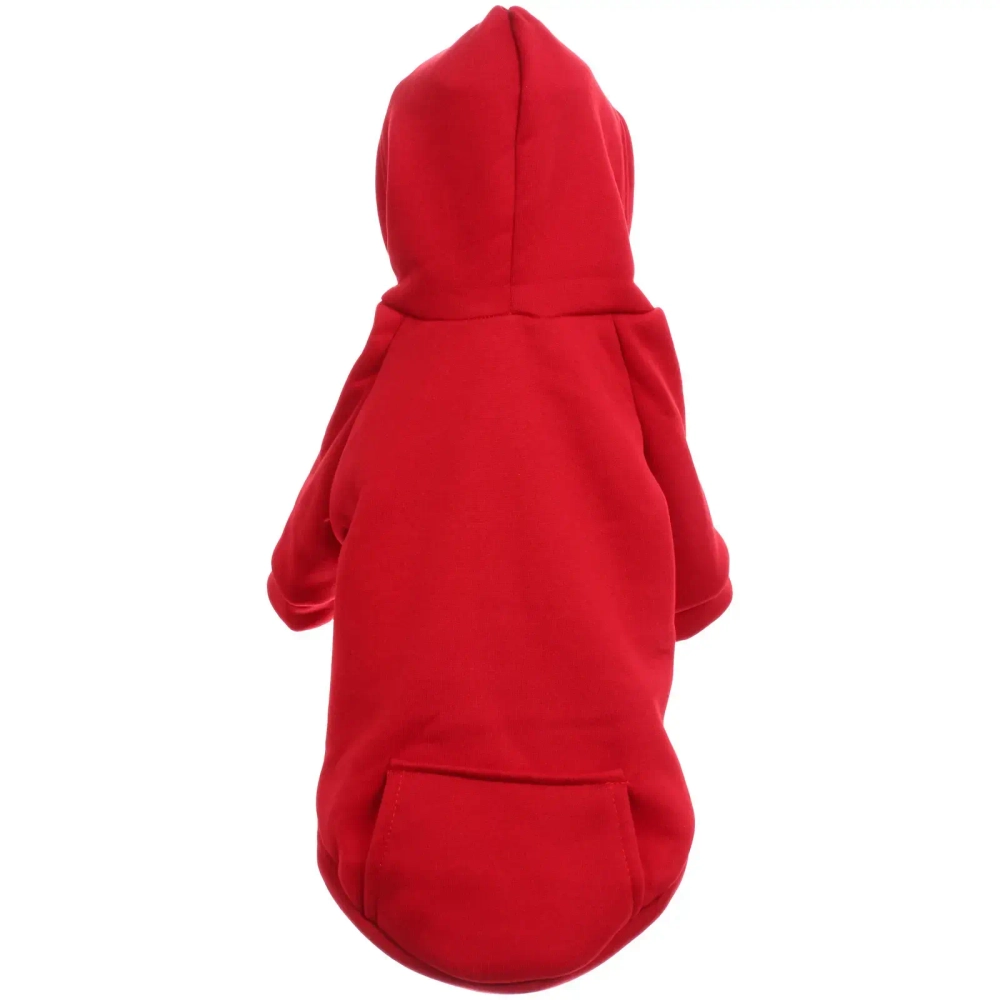 Кофта - толстовка для мелких пород собак «BRO Style», цвет бордовый, р L (на флисе)