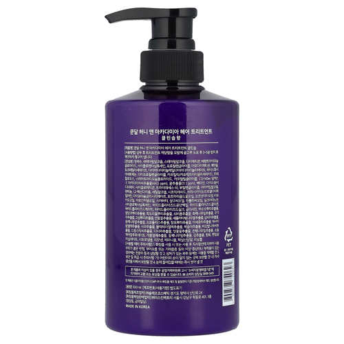 Kundal, Мед и макадамия, лечебное мыло, 500 мл (16,9 жидк. Унции)