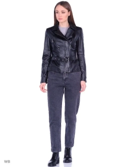 Косуха женская натуральная кожаная