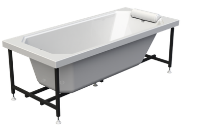 Акриловая ванна УЭЛЬС, 170х75, рама-подставка, подголовник - 1 шт.