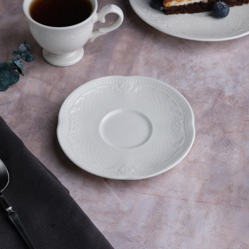 Кофейная пара 100 мл, фарфор, Aristocrat, Noble