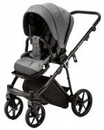 Детская коляска Adamex Belissa 3 в 1 B-PS34 (Т.СЕР.ТК+ГРАФИТ ПЕРЛ.ПЕРФ.КОЖА)