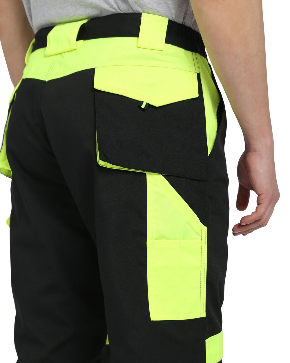 Костюм СИРИУС-ОНИКС куртка, брюки черный с лимонным