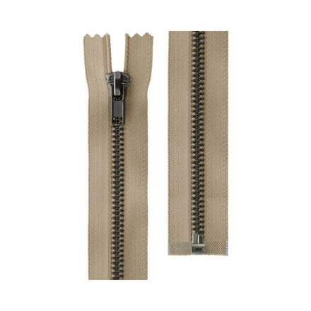 Молния Металл оксид (черный никель) , ZIP 5B, №298  однозамковая   100 см Тип 5 , разъёмная