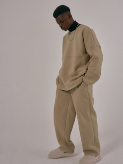 Wide Sweatpants Oxford Tan