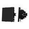 Механизм выключателя одноклавишный проходной SWT-NOBE-MKP1-SFPL-BK (230V, 10A) Arlight 054246