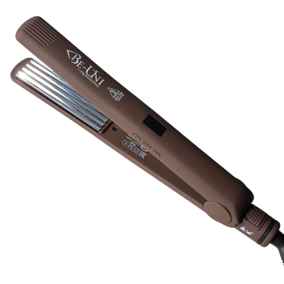 Щипцы-гофре BE-UNI V131 Brown 25 мм титановые 60-230°C