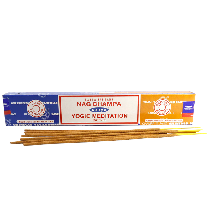 Satya Combo Nag Champa Yogic Meditation Благовоние-масала Наг Чампа Йога, Медитация 16 г