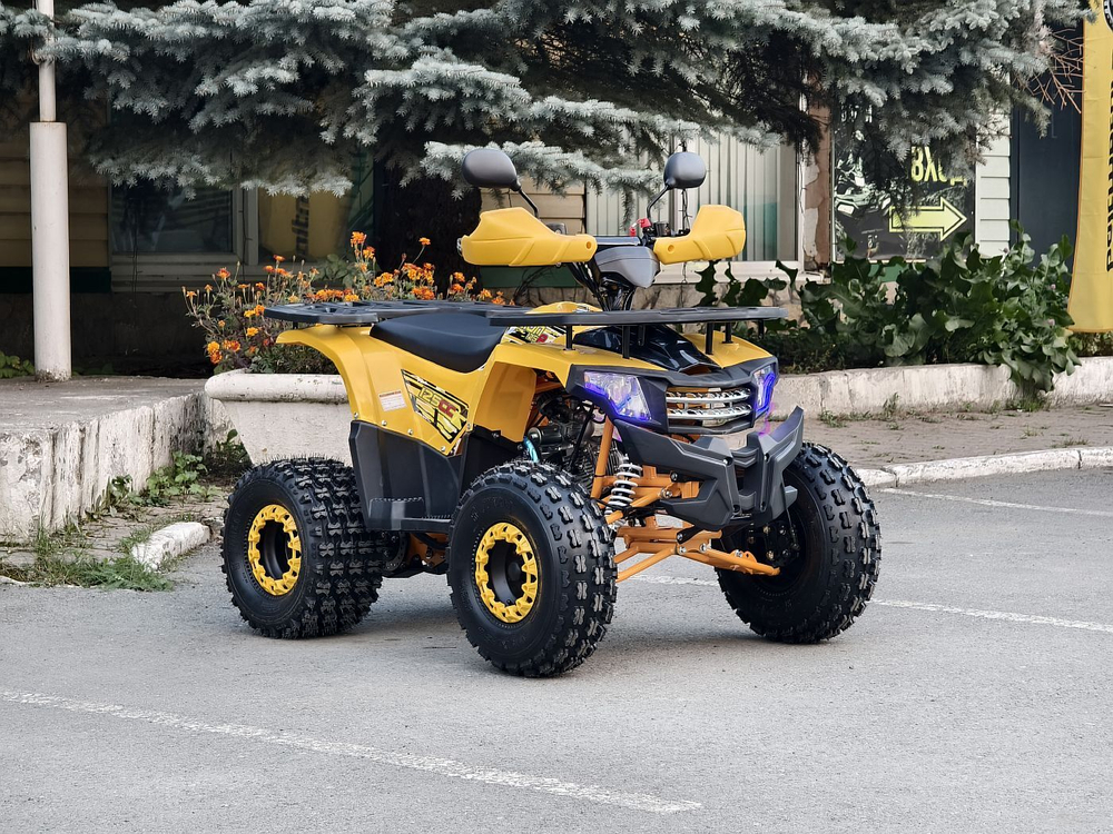 Комплект запчастей (Машинокомплект) для сборки квадроцикла Lion 125 A желтый