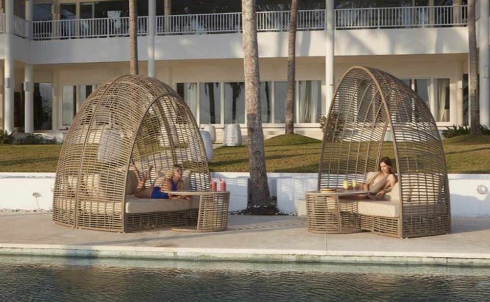 Лаунж-лежак плетеный Tagliamento Grazia