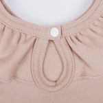 Лонгслив с рюшей "Крем-брюле" 0+