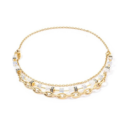 Колье-трансформер 4-in-1 Coeur de Lion White-Gold 4523/10-1416
