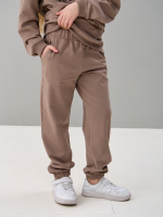 Детский костюм с брюками дКБ-32/кофе