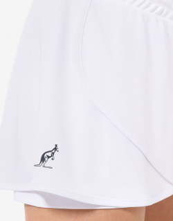 Теннисная юбка Australian Short Ace With Skirt - белый