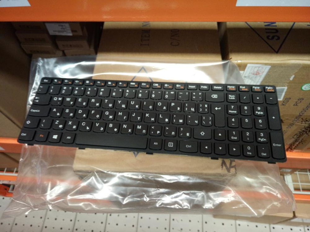 Клавиатура для Ноутбука Lenovo LenovoG500 / G700 раскладка - болгарская , черная (25210919)